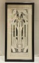 Framed Artwork, Cleared Artwork, Black And White, Abstract