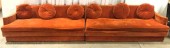 Vintage, Sectional Sofa, x2 Piece Set, x3 Accent Pillows Included