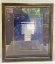 Cleared Framed Artwork, Glass, Abstract