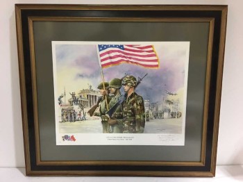 Military Painting "Until Freedom Prevailed"