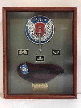 Framed Patch And Beret