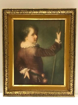 VINTAGE ARTWORK, CLEARED, CHILD PORTRAIT