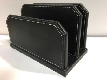 Desk Organizer, Leather