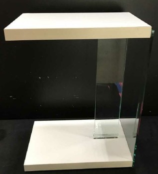 Tempered Glass Modern Side Table