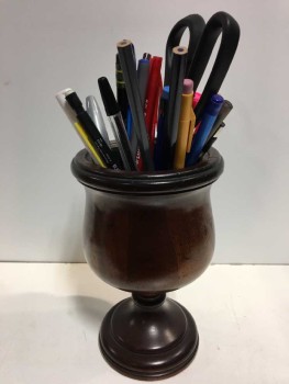 Desk Accessory, Pen Holder, Wood