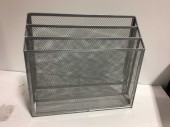 Desk Organizer, Silver