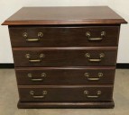 FILE CABINET, 2 DRAWER, TRADITIONAL, WALNUT, LAMINATE TOP