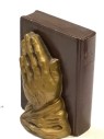 HOLY BIBLE, PRAYING HANDS, 2 AVAILABLE