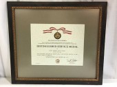 CLEARED MILITARY AWARD, DISTINGUISHED SERVICE