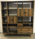 X2 AVAILABLE, WALL UNIT, MID CENTURY, ROOM DIVIDER, 2 SIDED