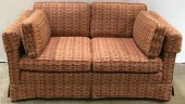 Love Seat With Western Pattern
