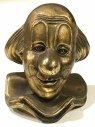 BOOKEND, CLOWN, SET OF 2