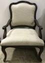 Grey And Brown Vintage End Chair
