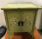 COMMODE, SIDE CABINET, NIGHT STAND, BIRDS AND FLOWERS, FRETWORK