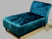 TEAL CHAISE LOUNGE, ACCENT PILLOW,  2 AVAILABLE