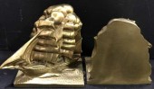 Gold Ship Bookend