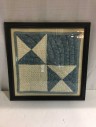 Quilt, FRAMED WITH GLASS
