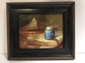 Framed Painting Books Ink