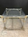 Side Table Coffee Table Metal And Glass