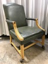 ROLLING CHAIR, COURTROOM CHAIR, PULL UP CHAIR, ON WHEELS, FAIRFIELD, x8 AVAILABLE