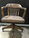 Wooden Rolling Chair, Low Back Rolling Chair