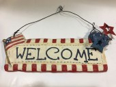American Welcome Sign