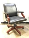 ROLLING LEATHER OFFICE CHAIR
