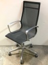 ROLLING OFFICE CHAIR, HIGH BACK