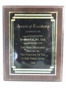 Award Of Excellence Plaque
