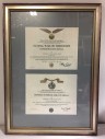 Framed In Glass Global War On Terrorism Experdtionary Medal & Defense Superior Service Medal