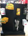 SWIVEL BASE DISPLAY, DOUBLE SIDED, MERCHANDISER, WITH STORE GAK