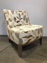 SLIPPER CHAIR, SIDE CHAIR, LEAF PATTERN, LEAVES, 2 AVAILABLE