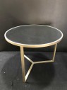 MODERN MIRRORED GLASS SIDE TABLE