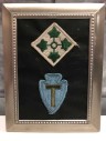 Framed Military Patches