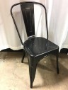 Chairs, Metal, Black