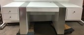 Modern, 4 Drawers, Glass Top, Sharelle Furniture, Matching Credenza Available, Nero