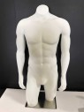 Male Mannequin With Silver Base