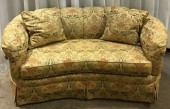 LOVE SEAT, TWO ARM COVERS, VINTAGE