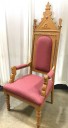 2 AVAILABLE, THRONE CHAIR