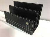 Desk Organizer, Leather