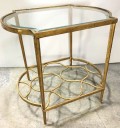 SIDE TABLE, GLASS TOP