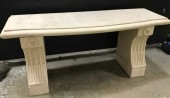 3 PIECE STONE CONSOLE TABLE