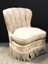 CHANEL BACK TASSLED CHAIR, 2 AVAILABLE
PLASTIC SLIP COVER AVAILABLE