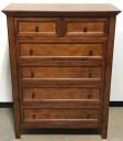 CHEST OF DRAWERS /DRESSER, 4 DRAWER WITH 2 LINGERIE DRAWERS, MID CENTURY MODERN, 2 MATCHING NIGHTSTANDS AND MATCHING TWIN BOOKCASE BEDFRAME
