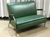 SETTEE, 2 MATCHING CHAIRS AVAILABLE
