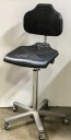ROLLING OFFICE STOOL, ADJUSTABLE HEIGHT