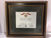 Legion Of Merit Framed
