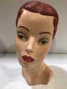 MANNEQUIN HEAD , VINTAGE, 1950'S, 1960'S, 2 VARYING HEADS AVAILABLE