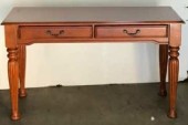 VINTAGE CONSOLE TABLE, 2 DRAWER, HALLWAY TABLE