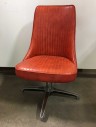 Chair, Vintage, Orange, Mid Century, Modern, MIDCENTURY MODERN